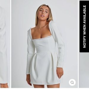 Odd muse white dress size medium